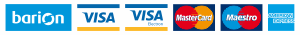 Barion - Visa, Visa Electron, Master Card, Maestro, American Express